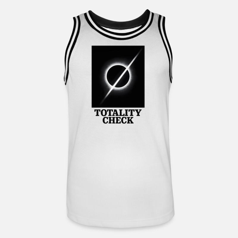 Totalité vérifiée | Eclipse - Maillot de basket Homme - blanc/noir