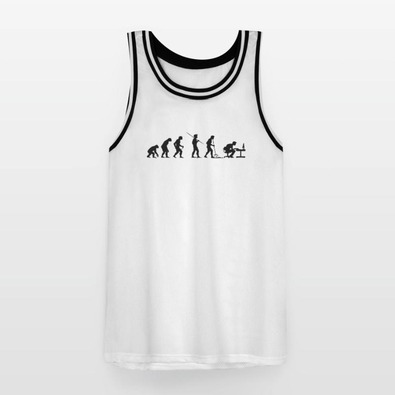 Programmeur Computer Freak Evolution Maillot de basket Homme