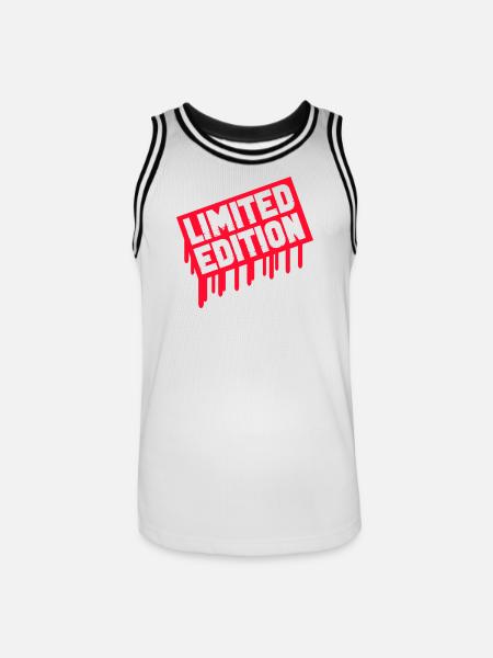 Limited Edition Stamp - Men's Basketball Jersey - white/black