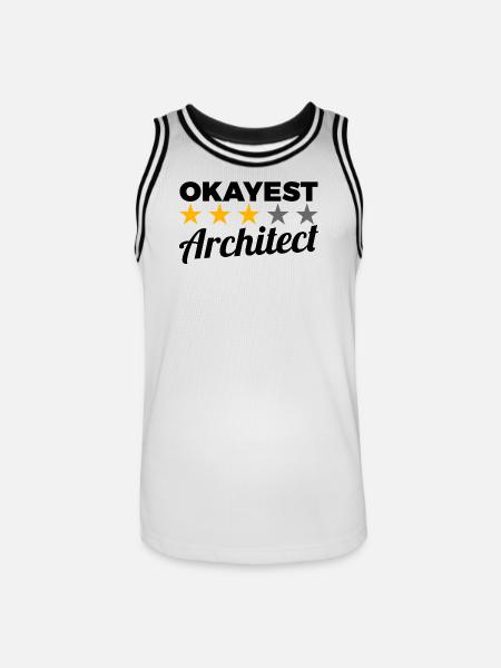 Ordinary architect - Men's Basketball Jersey - white/black