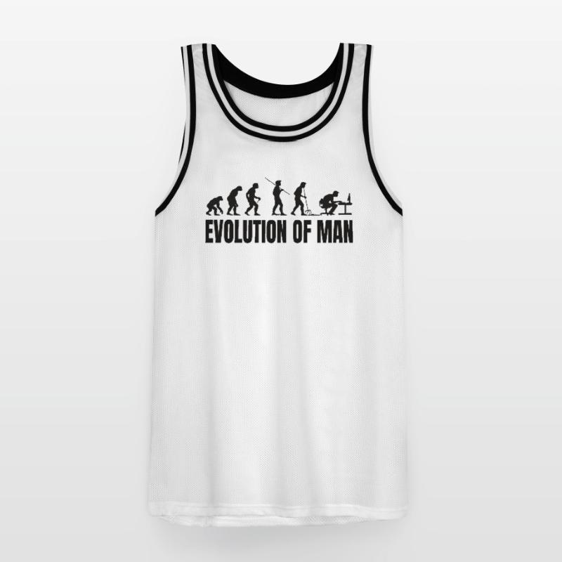 Programmeur Computer Freak Evolution Maillot de basket Homme