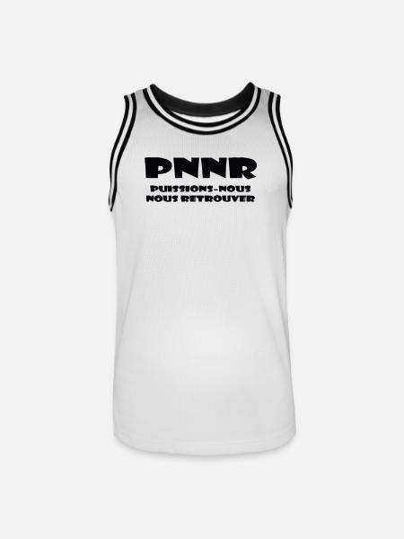 Design Graphique Abstrait - Maillot de basket Homme - blanc/noir