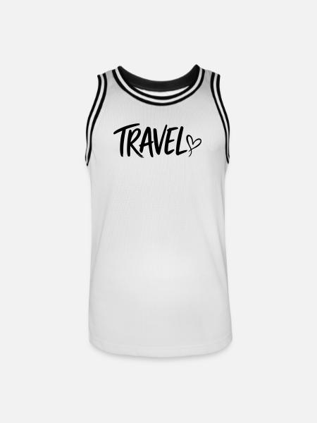 Voyager - Maillot de basket Homme - blanc/noir