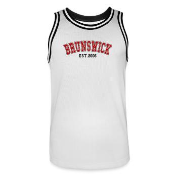 Brunswick Fondé en 2006 - Maillot de basket Homme - blanc/noir - Devant - AI Model Male 185 dark (185cm)