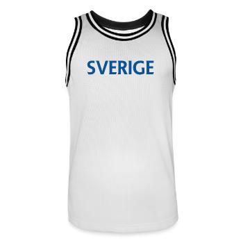 Colorful Abstract Art Motif - Men's Basketball Jersey - white/black - Front - AI Model Male 185 dark (185cm)