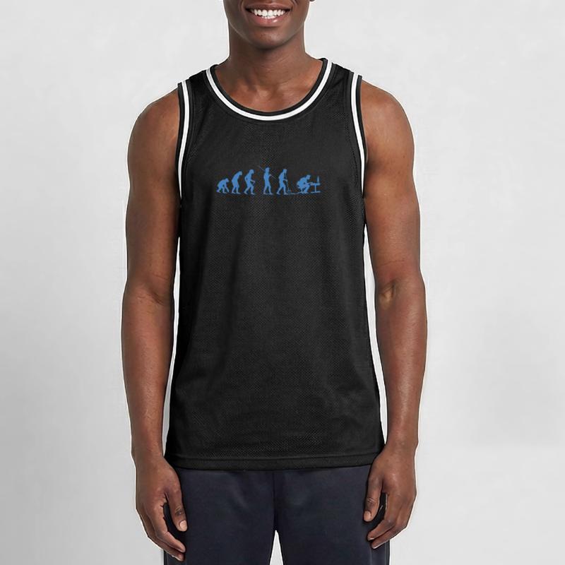 Programmer Evolution Computer Scientist Developer Men's Basketball Jersey