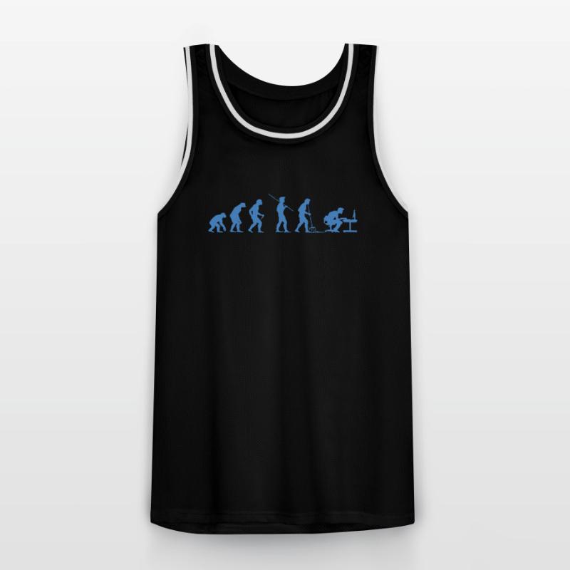 Programmer Evolution Computer Scientist Developer Men's Basketball Jersey