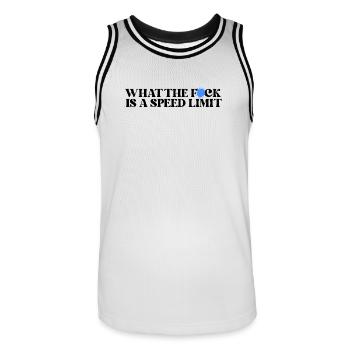 Voiture - Maillot de basket Homme - blanc/noir - Devant - AI Model Male 185 dark (185cm)