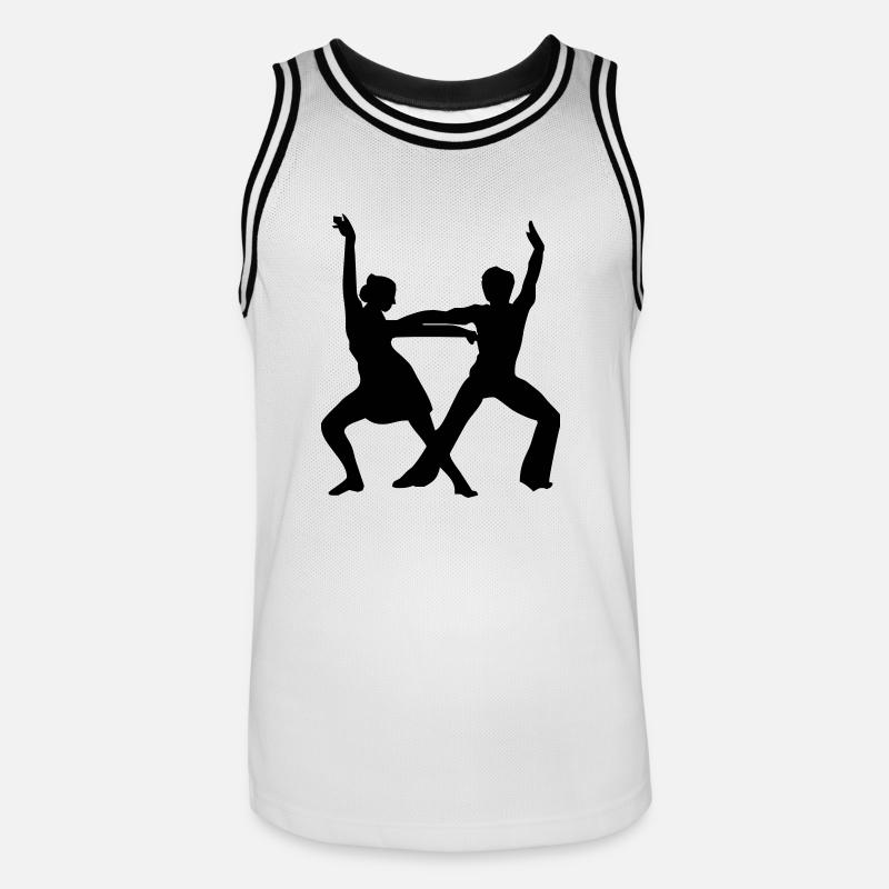 Danse, danse, danse - Maillot de basket Homme - blanc/noir
