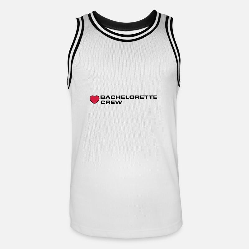 Équipe de Bachelorette - Maillot de basket Homme - blanc/noir