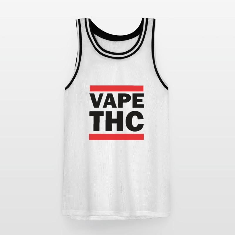 Vape THC Maillot de basket Homme