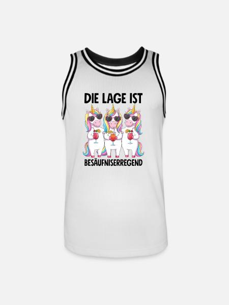 The situation is drunkenness - Men's Basketball Jersey - white/black