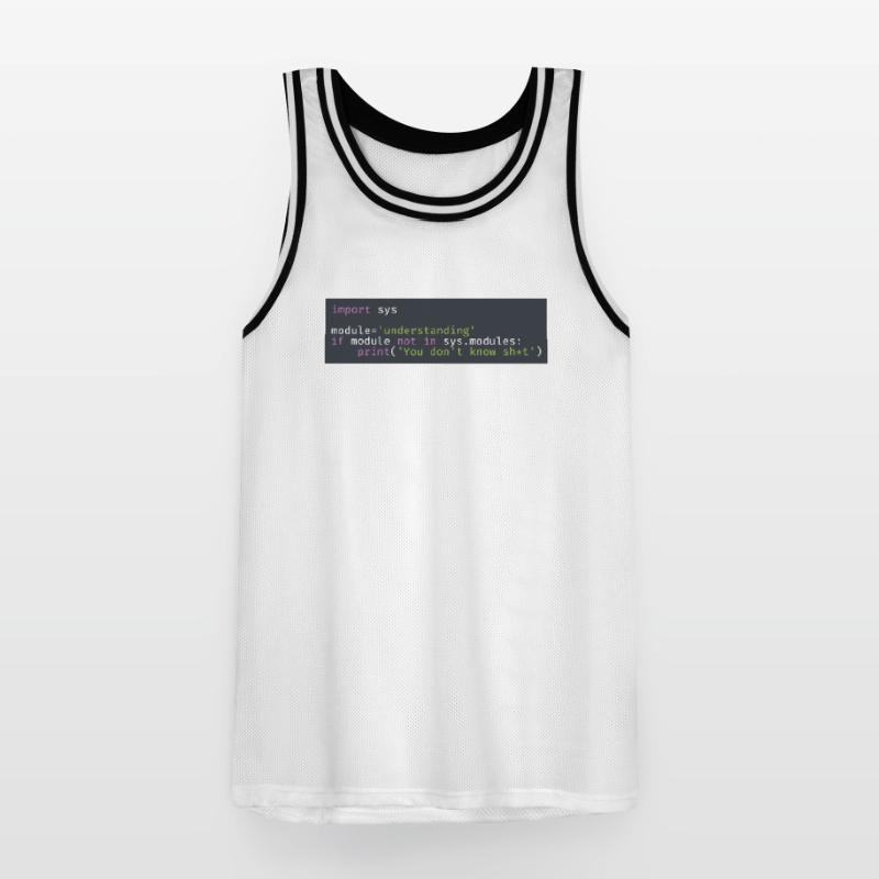 Programmierer, Software, Informatik, Developer Männer Basketball-Trikot