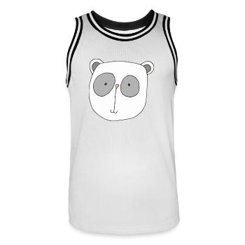 Koala Bear - Men's Basketball Jersey - white/black - Front - AI Model Male 185 dark (185cm)