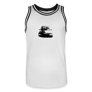 Forever Sacré numéro - Maillot de basket Homme - blanc/noir - Devant - AI Model Male 185 dark (185cm)