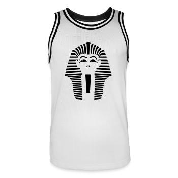 Pharaon - Maillot de basket Homme - blanc/noir - Devant - AI Model Male 185 dark (185cm)