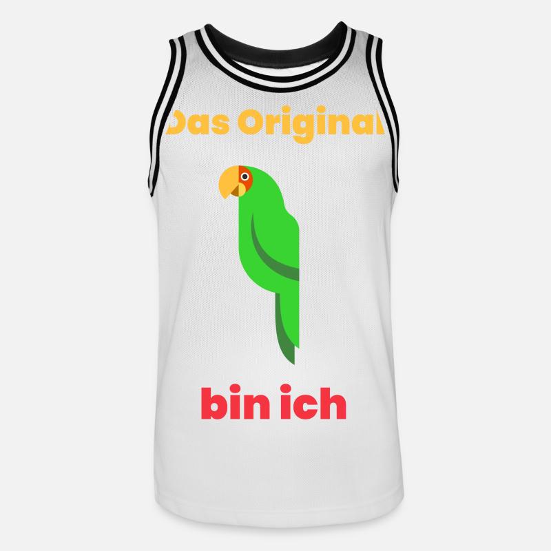 L’original, c’est moi - Maillot de basket Homme - blanc/noir