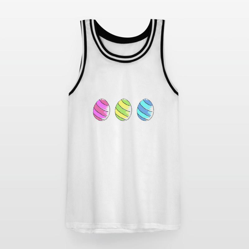 eggs eggs easter easteregg easter eggs easter75 Men's Basketball Jersey