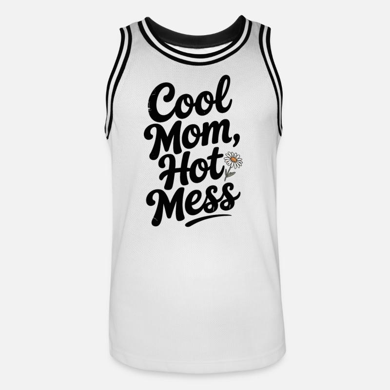 Cool Mamma Het Röra - Basebollinne herr - vit/svart