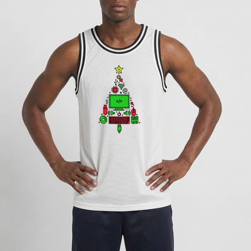 Code Computer Code Debug Skripting Programmierer Männer Basketball-Trikot