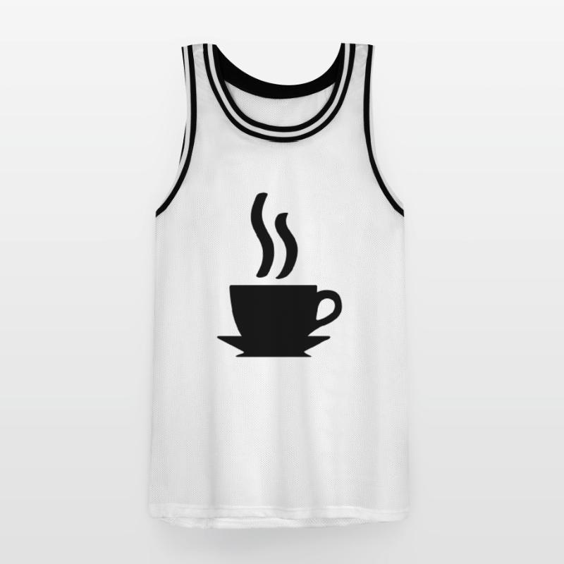 Kaffe oder Tee Männer Basketball-Trikot