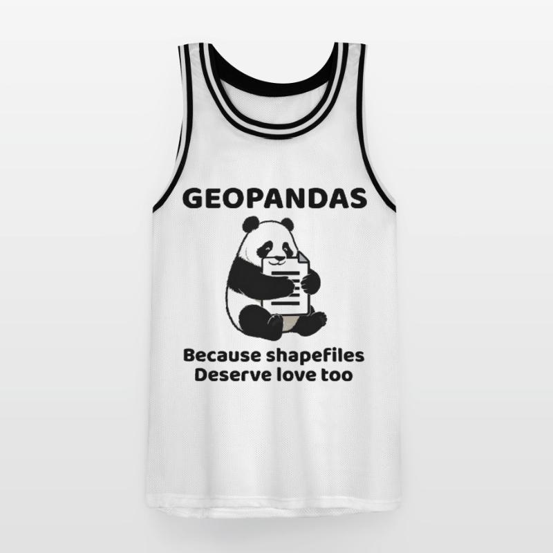 GeoPandas Shapefiles GIS Python Daten Liebe Männer Basketball-Trikot