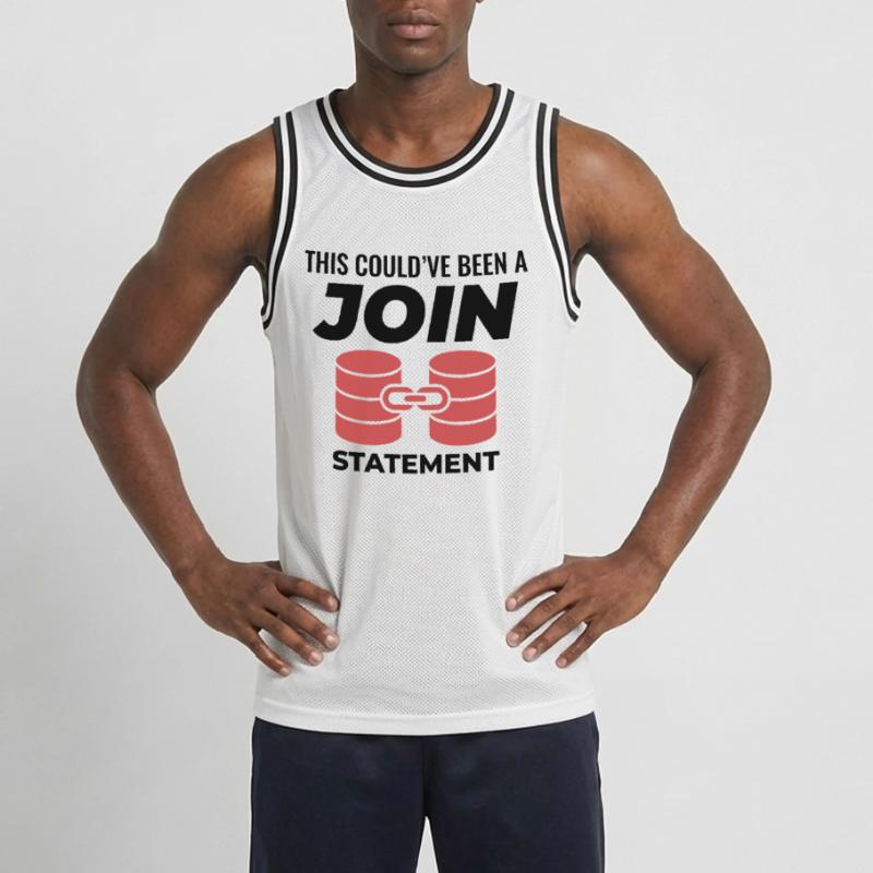 SQL Join Database Statement Programming Data Men's Basketball Jersey
