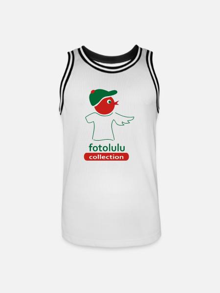fotolulu collection - Männer Basketball-Trikot - Weiß/Schwarz