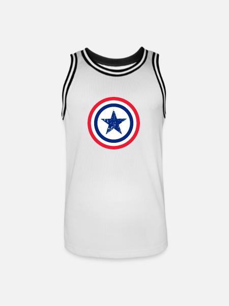 Star France - Maillot de basket Homme - blanc/noir