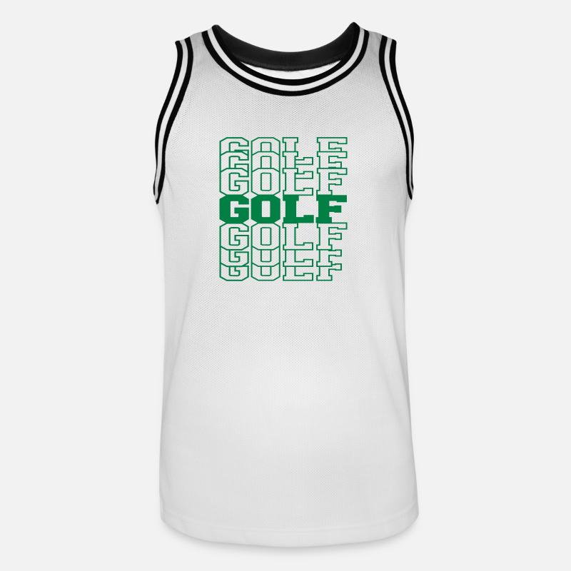 golf - Maillot de basket Homme - blanc/noir