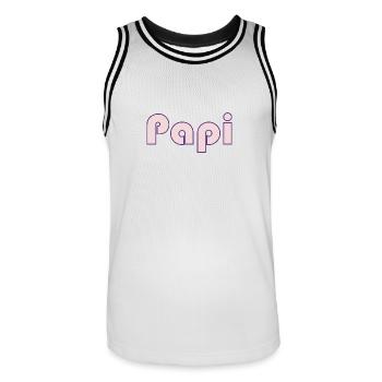 RETRAITE. RETRAITE. RETRAITEE. RETRAITE. BEST - Maillot de basket Homme - blanc/noir - Devant - AI Model Male 185 dark (185cm)