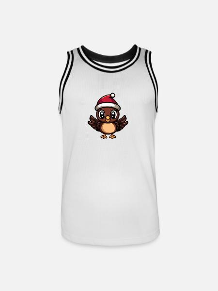 Truthan Christmas Cute - Men's Basketball Jersey - white/black