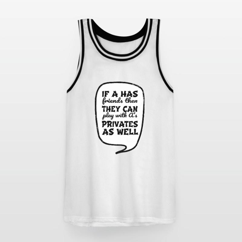 Langage de programmation Geek Fullstack Developer Joke Maillot de basket Homme