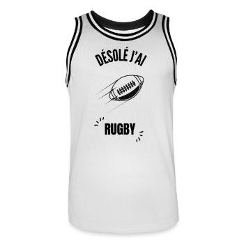 Outline Football Chart - Men's Basketball Jersey - white/black - Front - AI Model Male 185 dark (185cm)