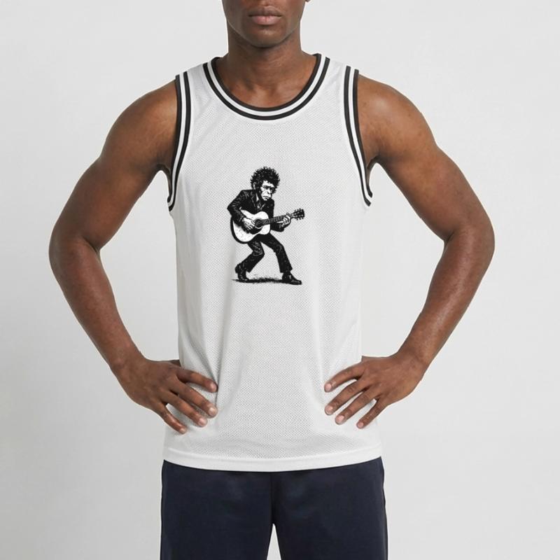 Auteur-compositeur-interprète | Le Singe Danseur Maillot de basket Homme