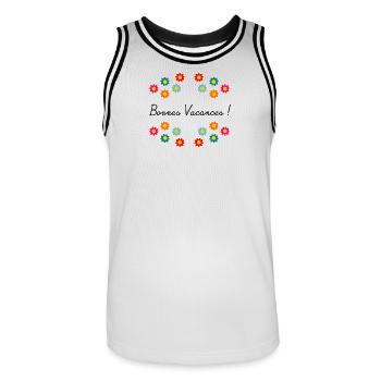 RETRAITE. RETRAITE. RETRAITEE. BONNE RETRAITE - Maillot de basket Homme - blanc/noir - Devant - AI Model Male 185 dark (185cm)