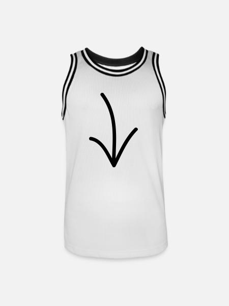 The child I am! - Men's Basketball Jersey - white/black