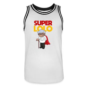 Philippinen Filipino Opa Lolo I Geschenk - Männer Basketball-Trikot - Weiß/Schwarz - Vorne - AI Model Male 185 dark (185cm)