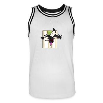 Its Nergigante! - Männer Basketball-Trikot - Weiß/Schwarz - Vorne - AI Model Male 185 dark (185cm)