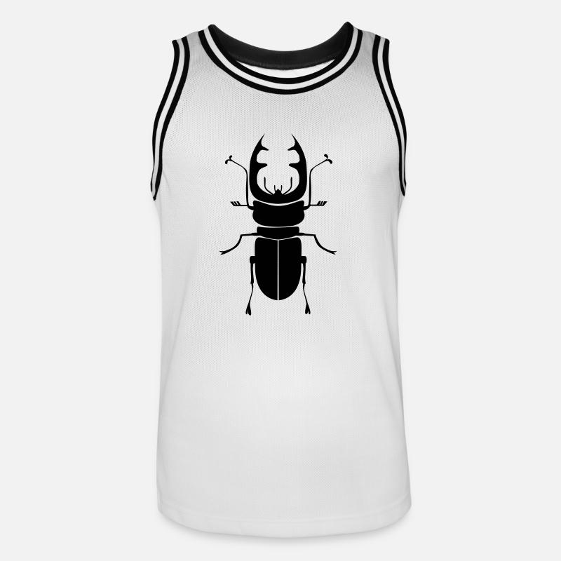 Bug - Maglia da basket per uomo - bianco/nero