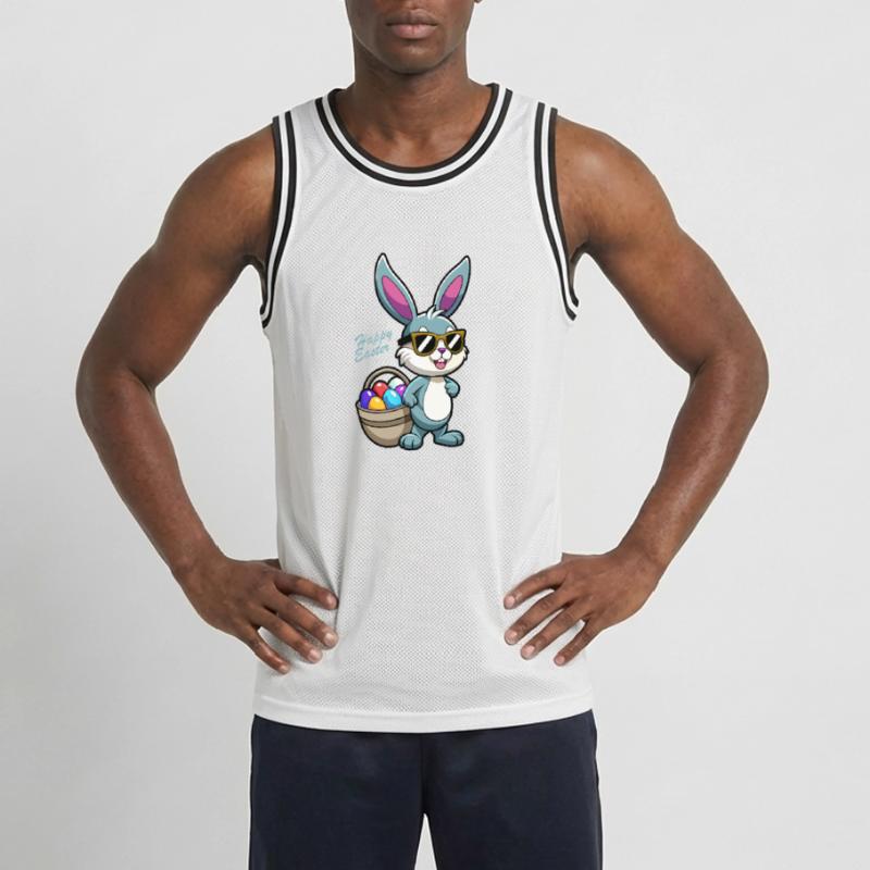 Happy Easter - Easter Bunny - Easter Egg - Gift Men's Basketball Jersey