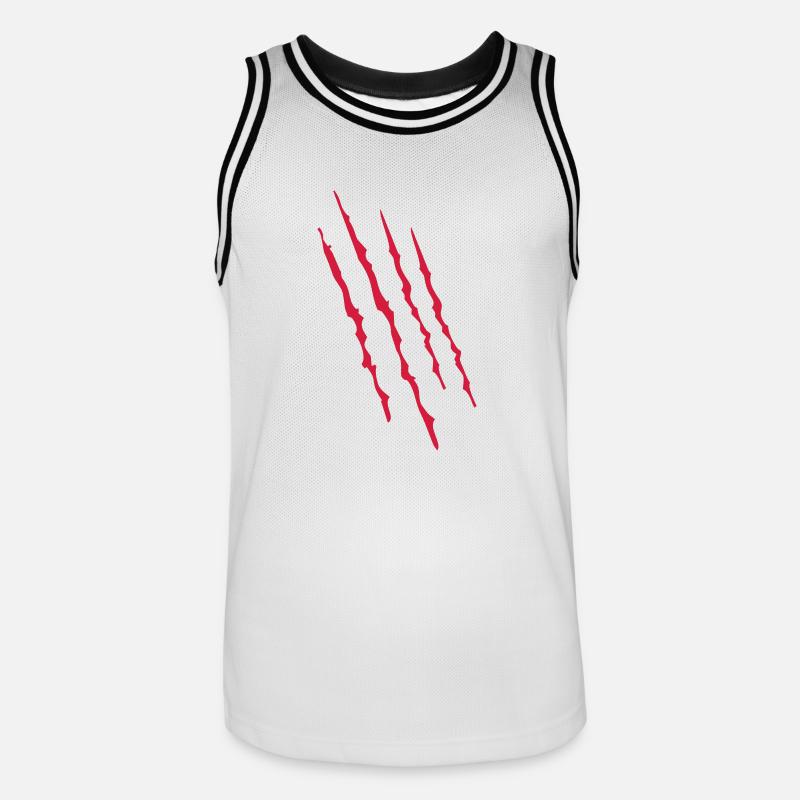 scratch 2541614 14872041 - Men's Basketball Jersey - white/black