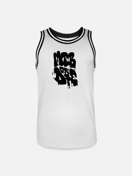 MTB - Männer Basketball-Trikot - Weiß/Schwarz