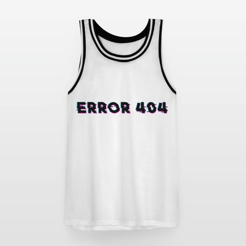 internet error 404 - Internet Error 404 Men's Basketball Jersey