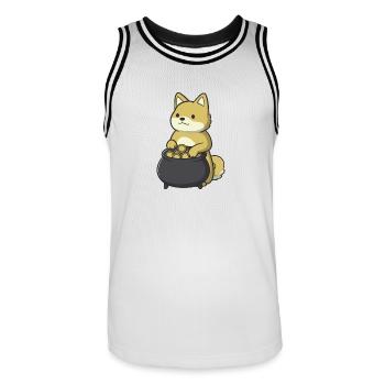 Magic Degen - - Maillot de basket Homme - blanc/noir - Devant - AI Model Male 185 dark (185cm)
