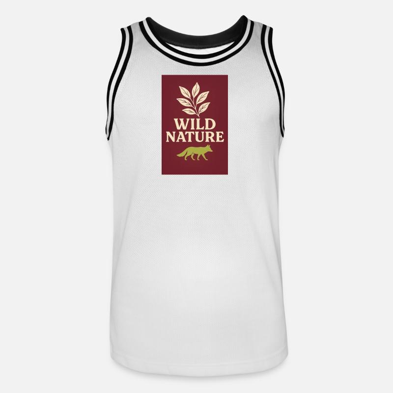 903E7BB2-E856-41AA-A23F-B3E2B4698455 - Maillot de basket Homme - blanc/noir