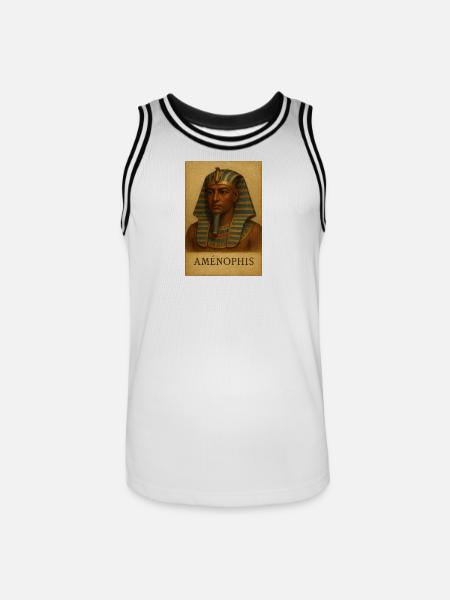 Egyptian Amenophis Heritage - Men's Basketball Jersey - white/black