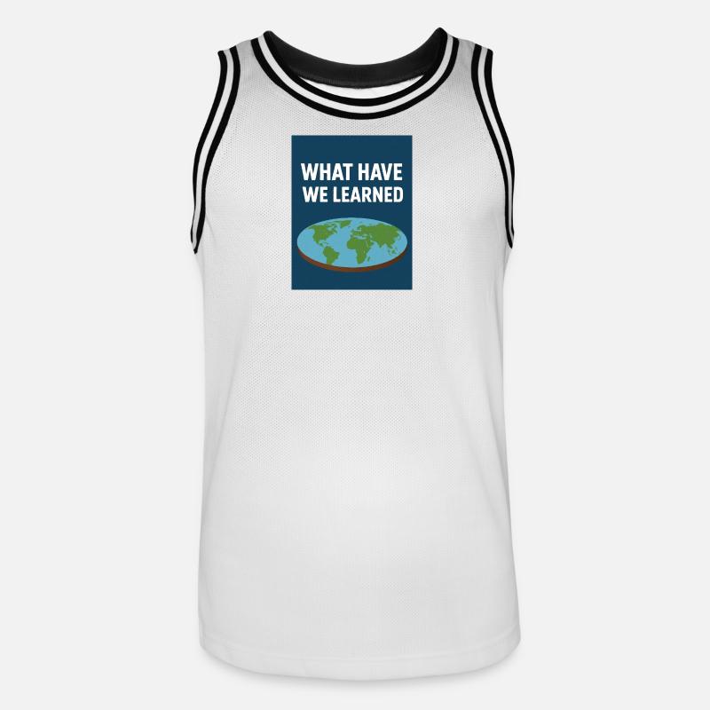 Cosa abbiamo imparato - Terra - Maglia da basket per uomo - bianco/nero