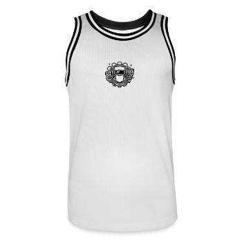 Soudeur Sparks Metal Industry Work Pride - Maillot de basket Homme - blanc/noir - Devant - AI Model Male 185 dark (185cm)