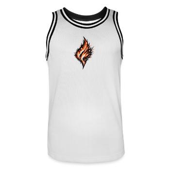 Soudeur Sparks Metal Industry Work Pride - Maillot de basket Homme - blanc/noir - Devant - AI Model Male 185 dark (185cm)